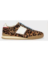 Paul Smith - Leopard Print 'Dover' Trainers - Lyst
