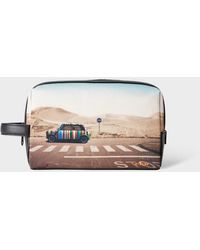 Paul Smith - Recycled Polyester 'Desert Mini' Wash Bag - Lyst