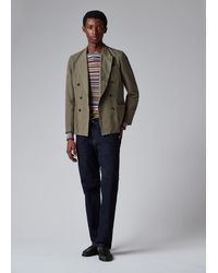 Paul Smith - 'Signature Stripe Textured-Cotton Sweater - Lyst