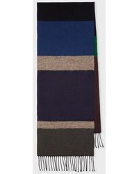 Paul Smith - Bouclé Striped Scarf - Lyst