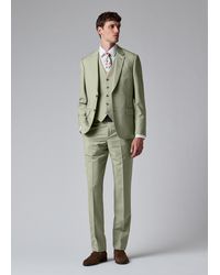 Paul Smith - Sage Wool-Mohair Trousers - Lyst