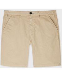 Paul Smith - Cotton-Twill 'Broad Stripe Zebra' Shorts - Lyst