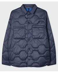 Paul Smith - Packable Quilted Nylon Shirt Jacket - Lyst