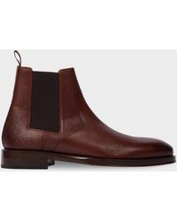Paul Smith - Grain Leather 'Lawson' Boots - Lyst
