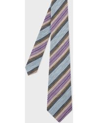 Paul Smith - Linen-silk Stripe Tie - Lyst