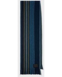 Paul Smith - Wool Double Side Stripe Scarf - Lyst