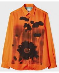 Paul Smith - 'Field Flowers' Print Lyocell Shirt - Lyst