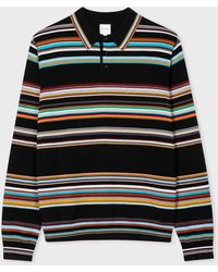 Paul Smith - Mens Sweater Ls Polo - Lyst