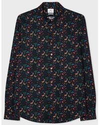 Paul Smith - Tailored-Fit 'Leaf' Print Cotton Shirt - Lyst