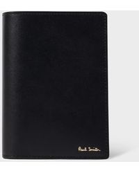 Paul Smith - 'Signature Stripe' Interior Leather Passport Cover - Lyst