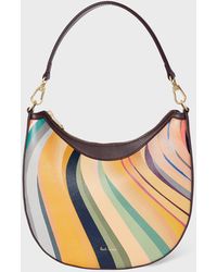 Paul Smith - 'Dusky Swirl' Leather Mini Hobo Bag - Lyst