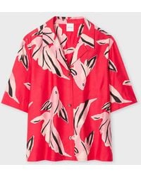Paul Smith - Cotton-Silk 'Le Peche Fish' Shirt - Lyst