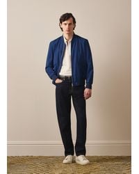 Paul Smith - Cobalt 'Storm System' Wool Bomber Jacket - Lyst