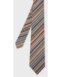 Paul Smith - 'Signature Stripe' Silk Tie - Lyst