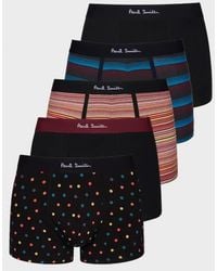 Paul Smith - Spot And Stripe Mix Boxer Briefs Five Pack - Lyst