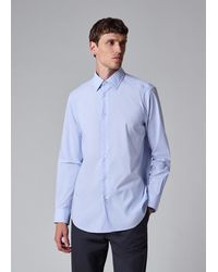 Paul Smith - Regular-Fit Light Stretch-Cotton Travel Shirt - Lyst