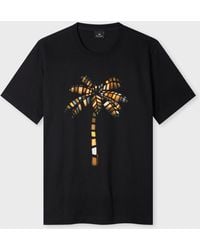 Paul Smith - 'Palm Tree' Print T-Shirt - Lyst