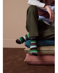 Paul Smith - Light Stripe Merino Wool Socks - Lyst