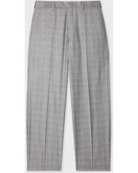 Paul Smith - Relaxed-Fit Check Wool Trousers - Lyst