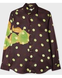 Paul Smith - Regular-Fit 'Pears And Polka Dot' Lyocell Shirt - Lyst