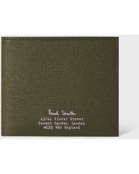 Paul Smith - 'Floral Street' Grained Leather Billfold Wallet - Lyst