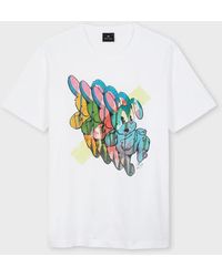 Paul Smith - 'Bunny Repeat' Print T-Shirt - Lyst