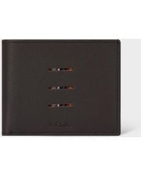 Paul Smith - 'Signature Stripe' Cutout Compact Billfold Wallet - Lyst