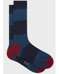 Paul Smith - Cashmere Stripe Socks - Lyst