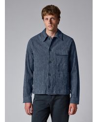 Paul Smith - Mid Textured Stripe Chore Jacket - Lyst
