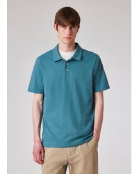 Paul Smith - Regular-Fit Linen-Blend Polo Shirt - Lyst