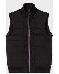 PS by Paul Smith - Mens Rec Wadding Mixed Media Gilet - Lyst