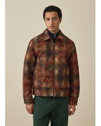 Paul Smith - Textured Check Zip Jacket - Lyst