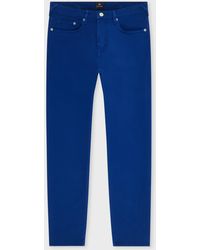 Paul Smith - Tapered-Fit Garment-Dyed Organic Cotton-Stretch Jeans - Lyst
