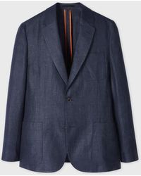Paul Smith - Linen-Wool Unlined Blazer - Lyst