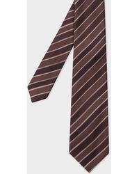 Paul Smith - Men Tie Painted Stripe - Lyst