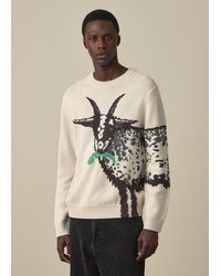 Paul Smith - 'Year Of The Goat' Merino Wool Sweater - Lyst