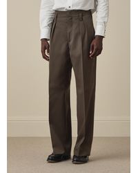 Paul Smith - Relaxed-Fit Wool-Twill Trousers - Lyst