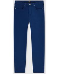 Paul Smith - Tapered-Fit Garment-Dyed Organic Cotton-Stretch Jeans - Lyst