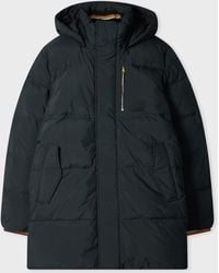 Paul Smith - Water Repellent Mid-Length Down Coat - Lyst