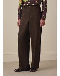 Paul Smith - Cordonetto Wool Inside-Out Trousers - Lyst