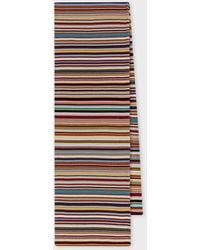 Paul Smith - Woven Merino Wool 'Signature Stripe' Scarf - Lyst