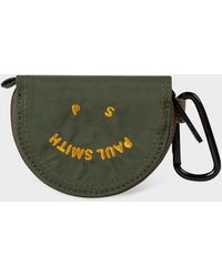 PS by Paul Smith - Paul Smith Green Nylon 'happy' Clip Pouch - Lyst