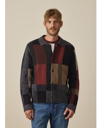 Paul Smith - Pebbles Check Wool-Blend Cardigan - Lyst