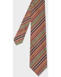 Paul Smith - 'signature Stripe' Silk Tie - Lyst