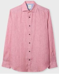 Paul Smith - Slim-Fit Linen Shirt - Lyst
