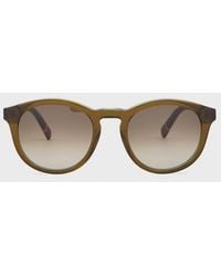 Paul Smith - Transparent 'Poulcott' Sunglasses - Lyst