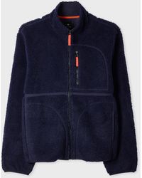 Paul Smith - Zip Sherpa Fleece Jacket - Lyst