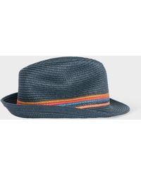 Paul Smith - 'Artist Stripe' Trim 'Trilby' Hat - Lyst