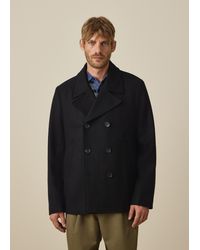 Paul Smith - Wool-Blend Pea Coat - Lyst