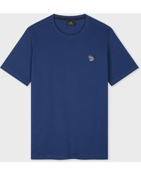 Paul Smith - Royal Organic Cotton Zebra Logo T-Shirt - Lyst